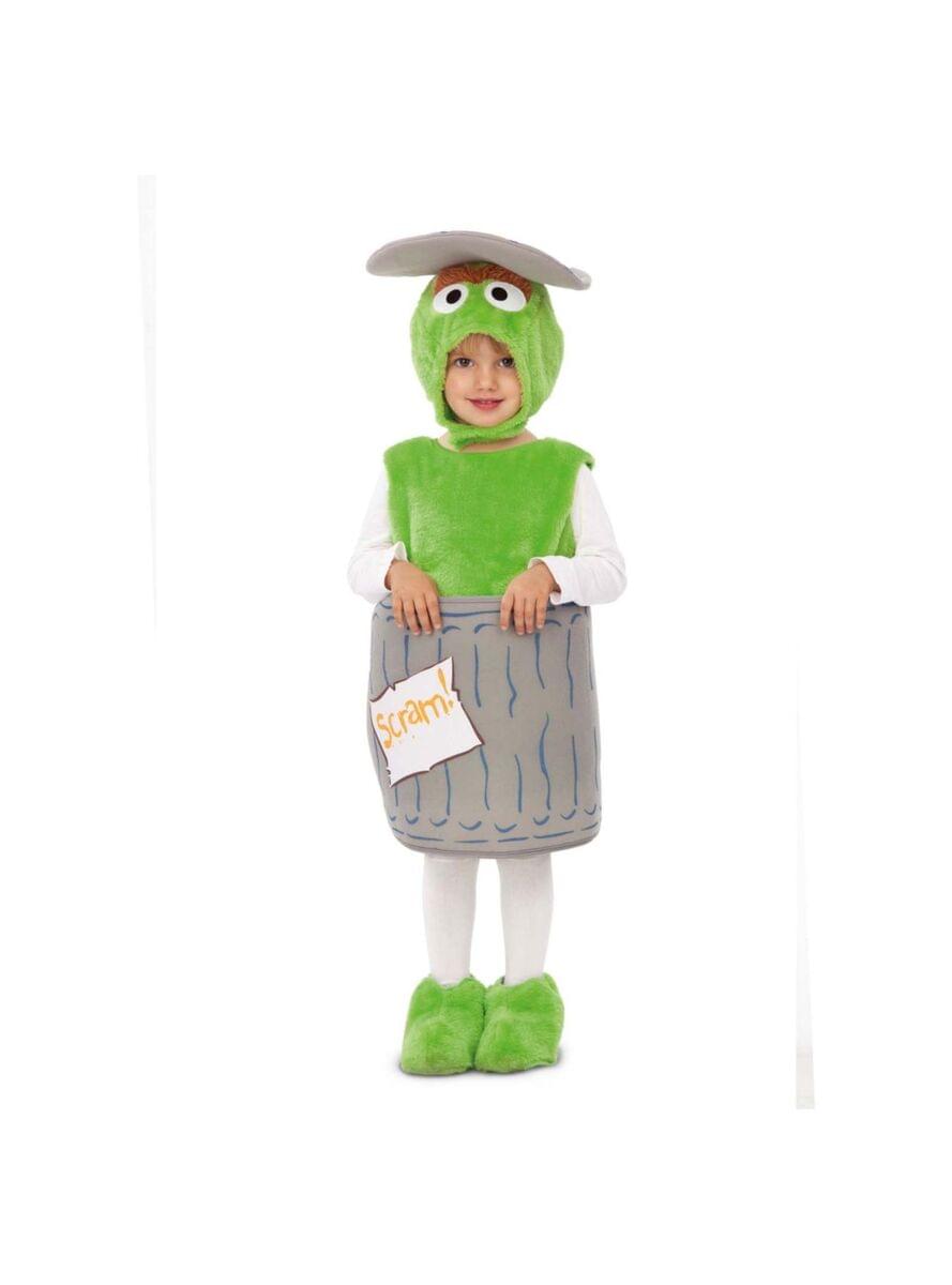 Costume Oscar il Brontolone Sesame Street per bambini