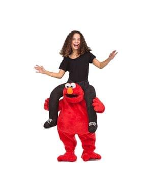 Draag me kostuum Elmo Sesamstraat voor kinderen