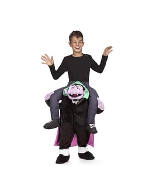 Ride on Sesame Street Count von Count Costume for Adults