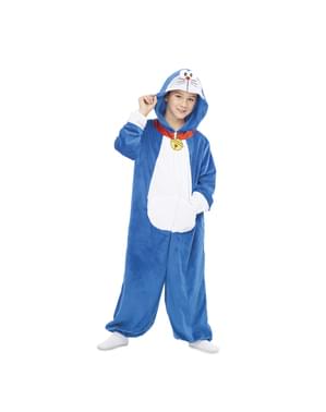 Fato Doraemon macacão infantil