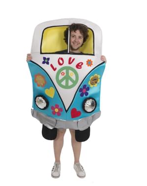 Costum de furgonetă hippie pentru adult