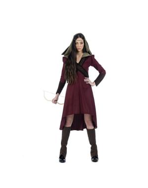 Brave Medieval Archer Costume for Women