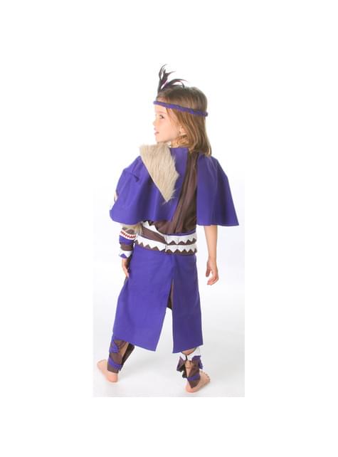 Indianerkriegerin Kostüm für Mädchen - faschingskostüm