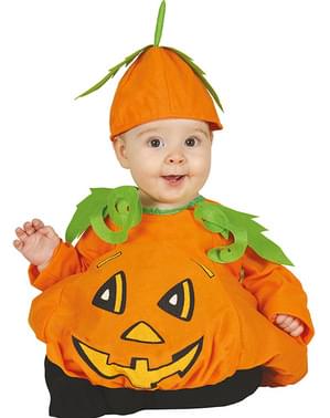 Maskeraddräkt pumpa orange för bebis