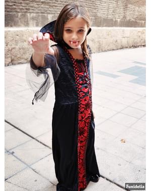Fato de vampira gótica para menina