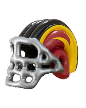 Kask do futbolu amerykańskiego nadmuchiwany