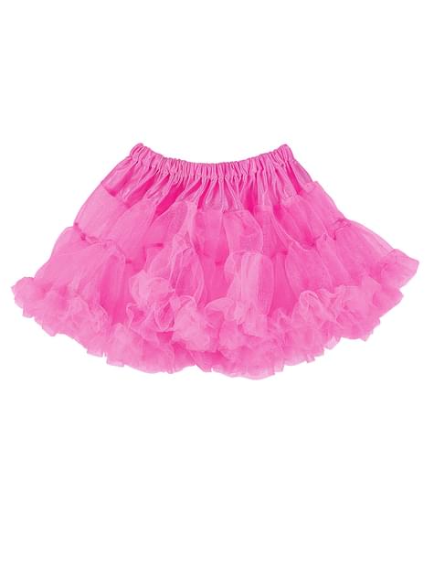 Tutu rose fluo femme