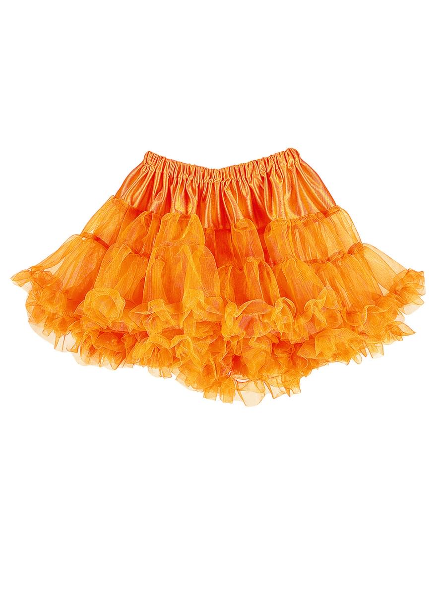 Tutú naranja neón mujer