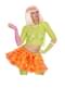 Neon oranje tutu voor vrouw