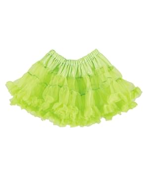 Tutù verde fosforescente da donna