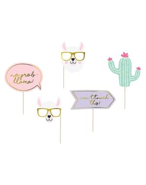 5 опор для фотобудок - Llama Party