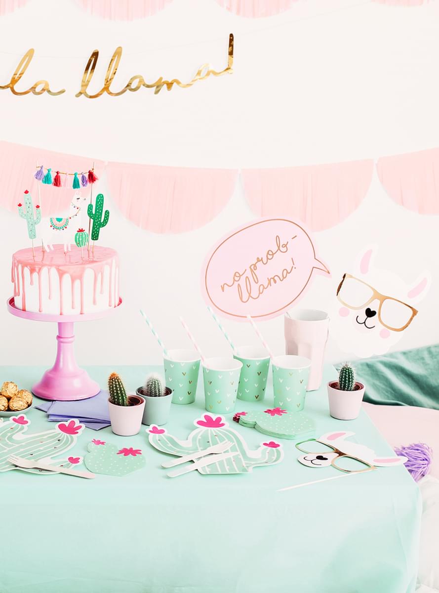 5 adereços para fotografia - Llama Party