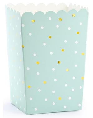 6 Cactus Popcorn Boxes - Llama Party