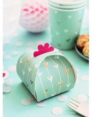 10 Cactus Favor Boxes - Llama Party