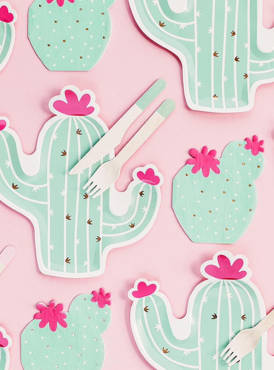 20 Cactus Cocktail Napkins (11 cm)