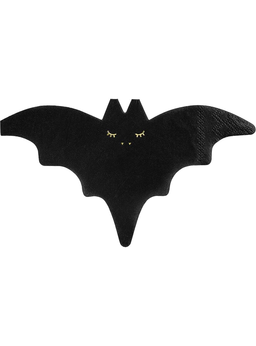 20 Bat Cocktail Napkins (16 cm)