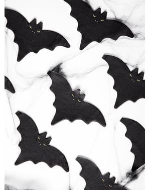 20 servilletas de cóctel de murciélago (16 cm)