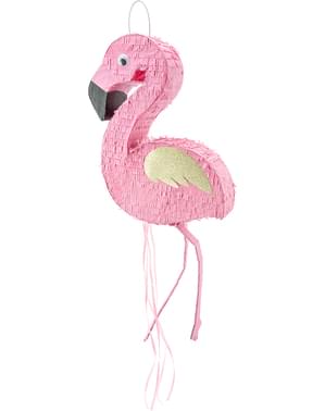 Rožinė flamingo pinata