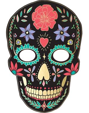 Black Catrina Mask - Day of the Dead