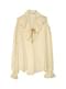 Camisa beige de pirata para mujer