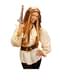 Beige piratenshirt voor vrouw