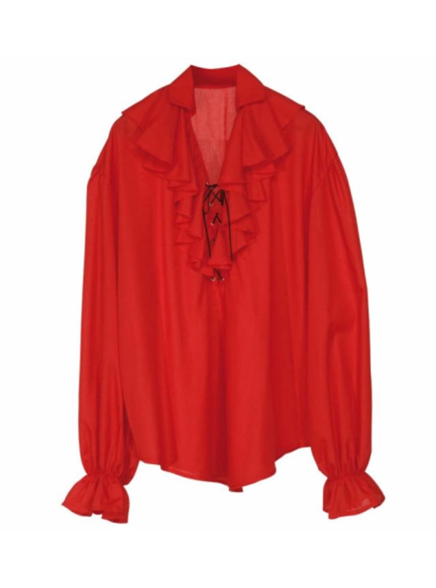 Womens Red Pirate Shirt