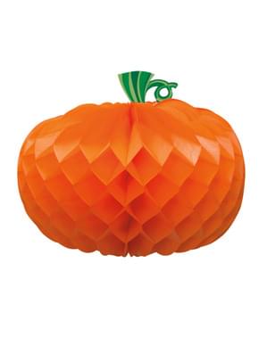 Honeycomb Pumpkin in Orange (27cm) Halloween