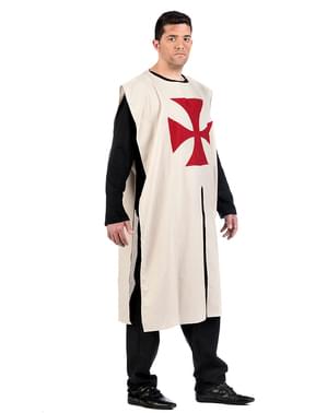 Tunik ksatria Templar untuk pria