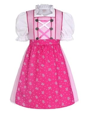 Oktoberfest Dirndl roze voor meisjes