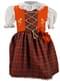 Oktoberfest Dirndl in Red for girls