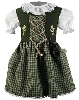 Dirndl bambina verde