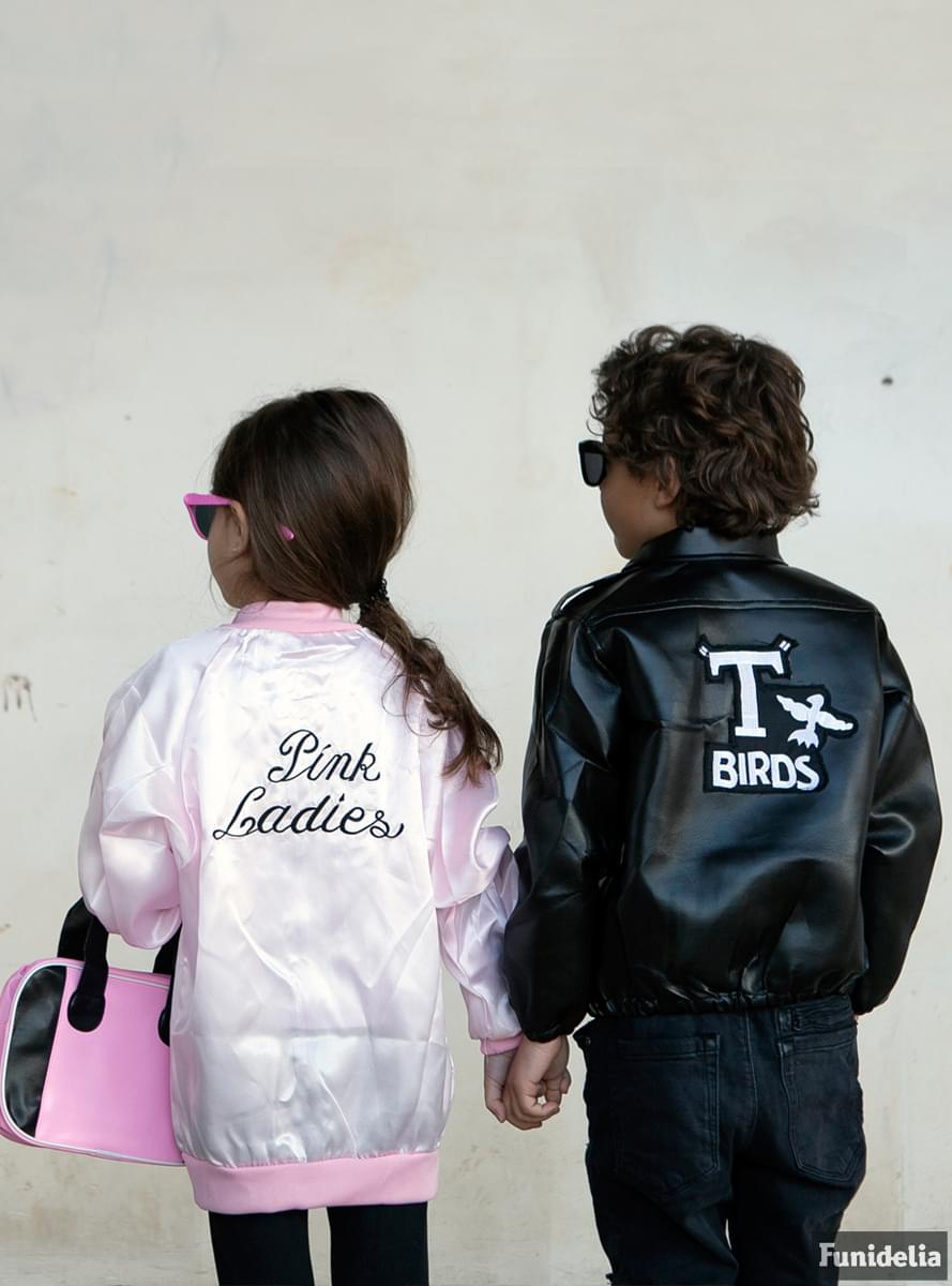 Pink Ladies jakke til jenter - Grease