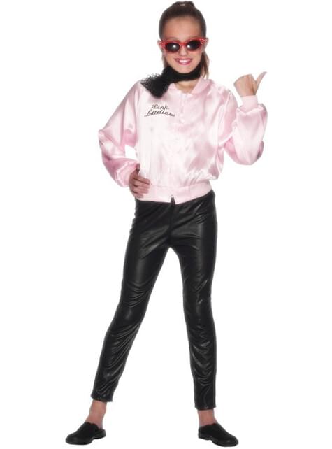 Chaqueta de Pink Ladies para niña - Disfraz Grease