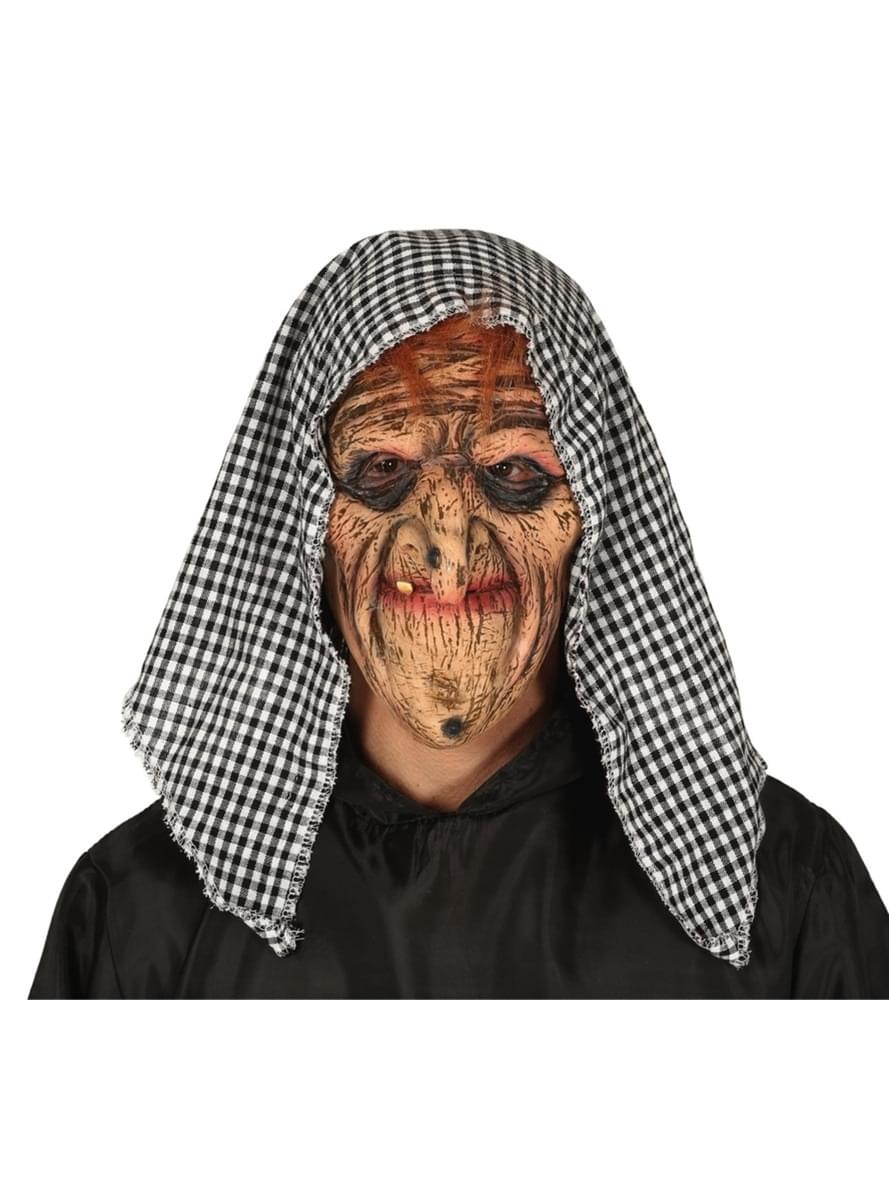 Old Witch Mask for Adults