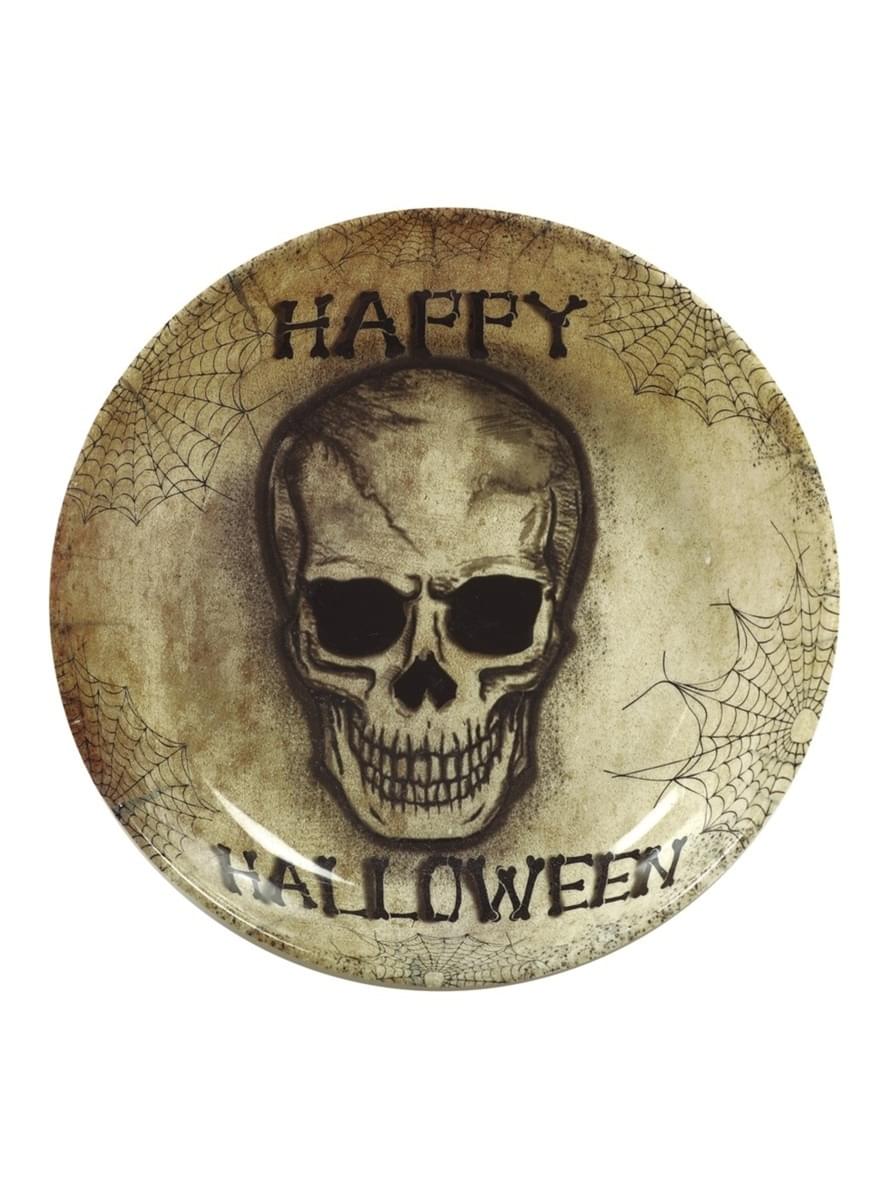 Cuenco decorativo con calavera (31 cm)