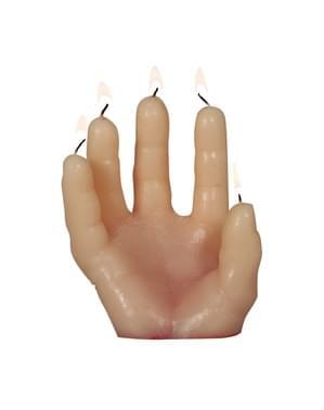 Bloodstained Hand Candle (14 x 5 cm)