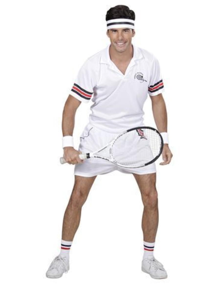 Mens Tennis Player Costume