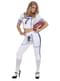 Costum jucătoare de fotbal american sexy pentru femeie