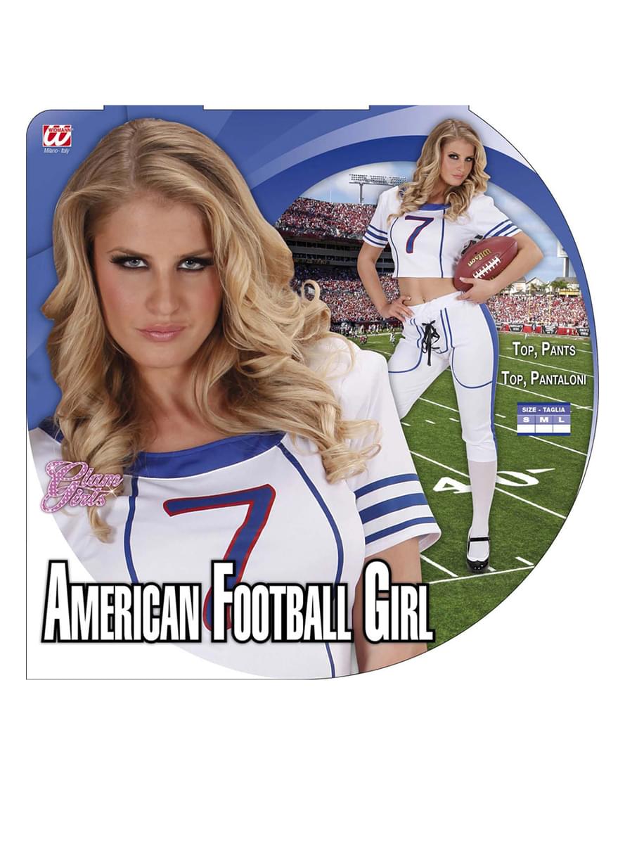 Costum jucătoare de fotbal american sexy pentru femeie