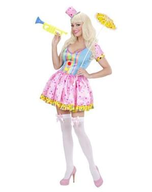 Clown Mädchen Kostüm für Damen