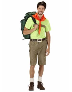 Disfraz de boy scout disciplinado para hombre