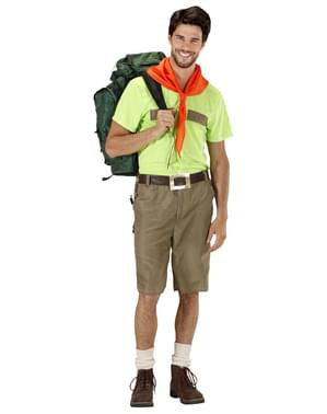 Costum de boy scout disciplinat pentru bărbat