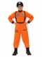 Costume da astronauta arancione per bambini