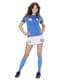 Costum de jucătoare de fotbal italiană pentru femeie