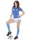 Disfraz de jugadora de fútbol italiana para mujer