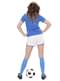 Costum de jucătoare de fotbal italiană pentru femeie