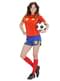 Costume da calciatrice spagnola da donna