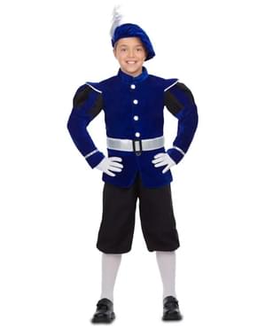 Elegant Royal Page Costume for Boys in Blue