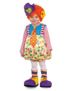 Déguisement clown multicolore enfant