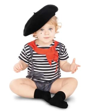 Mime kostuum voor baby' s